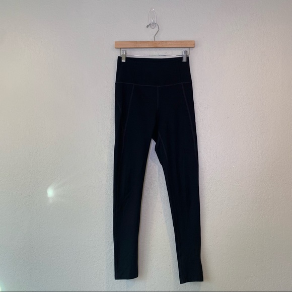 Girlfriend Collective Black Compressive High Rise Sustainable Leggings Small - Picture 2 of 9